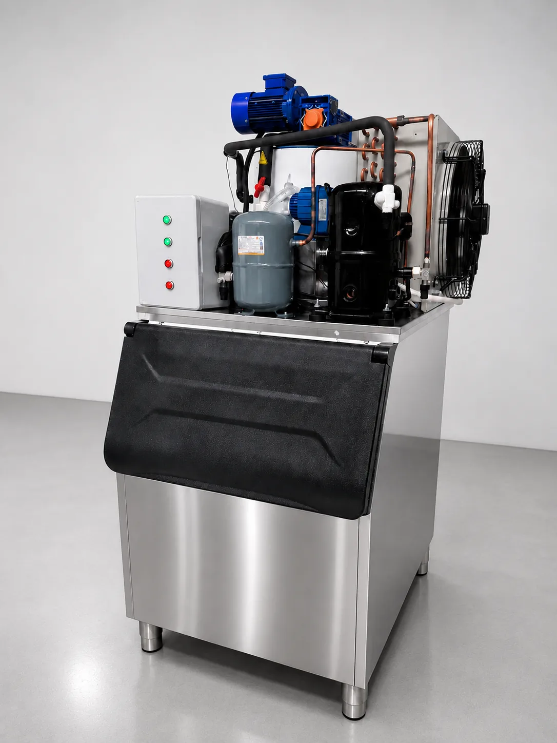 Machine compacte à glace en écailles